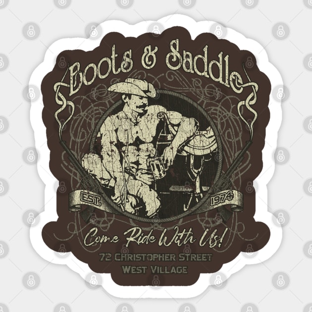 Boots & Saddle NYC Sticker by JCD666